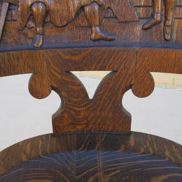 English Antique Pub Armchair For Sale In Austin - Image 6 of 8
