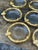 Vintage Gilt Bamboo Table Setting Personal Ashtrays - Set of 8 For Sale - Image 4 of 11