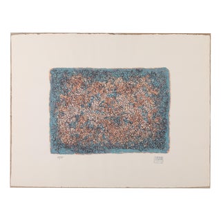 Mark Tobey, Blue Reverie, Silkscreen Print For Sale