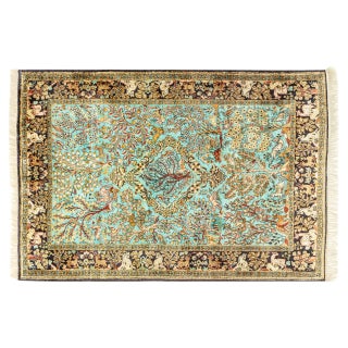 Vintage Ghom Rug For Sale