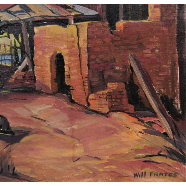 1940s William Frates, The Abandoned Factory, Circa 1945 For Sale - Image 5 of 8