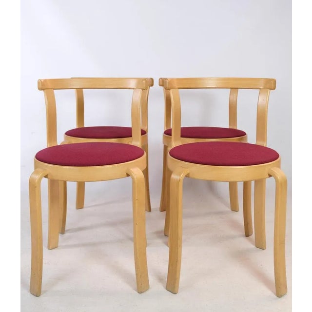 1990s Dining Room Chairs Model 8000 by Rud Thygesen & Johnny Sørensen for Magnus Olesen, 1990s, Set of 6 For Sale - Image 5 of 9