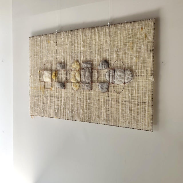 Contemporary Organic Modern Tapestry in Hand-Spun and Crafted Wool from M. Dombrowsky, 2026 For Sale - Image 3 of 16