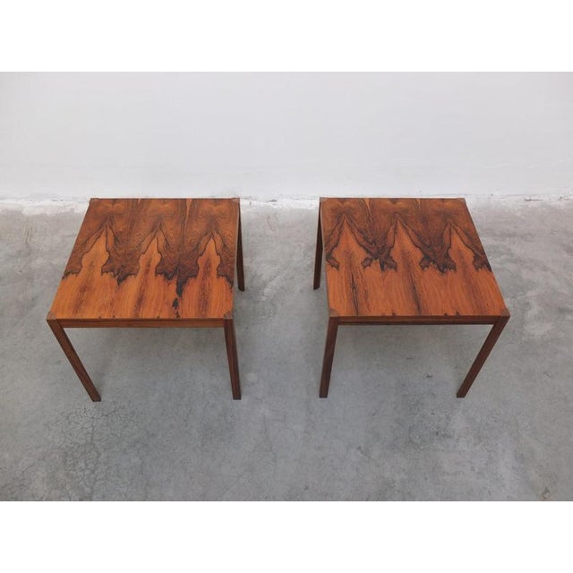 Side Tables in Rosewood by Wilhelm Renz, 1960s, Set of 2 For Sale - Image 5 of 18