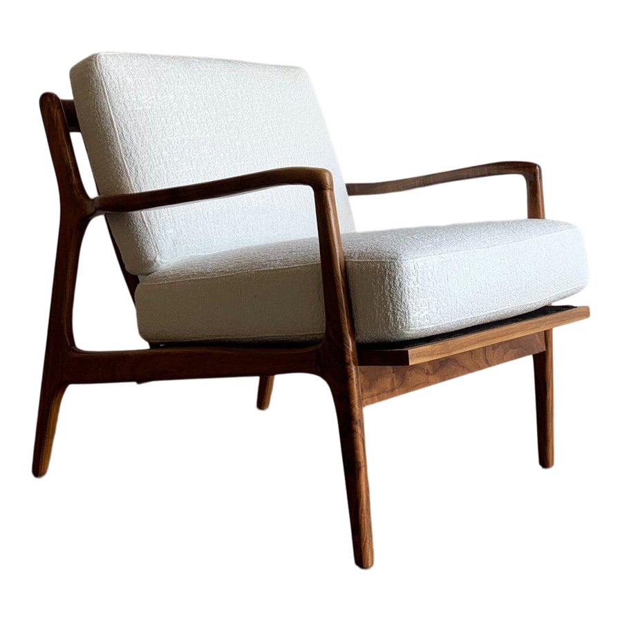 Mid Century Larson Style Lounge Chair | Chairish