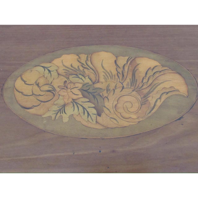 English Country Home Antique English Mahogany Tray Table For Sale - Image 4 of 12