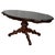 20th Century Spanish Mariano Garcia Carved Pedestal Coffee Table For Sale - Image 15 of 18