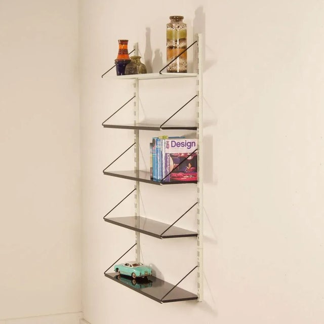 1960s Pilastro Wall System & Bookcase by Tjerk Reijenga, 1960s For Sale - Image 5 of 12