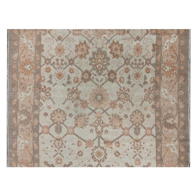 Late 20th Century Vintage Persian Tabriz Rug For Sale - Image 5 of 13