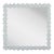Fleur Home Audubon Bamboo Square Mirror in Pelican Gray, 30x30 For Sale
