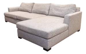 Bernhardt Nest Contemporary Gray Fabric 2pc Sectional Sofa