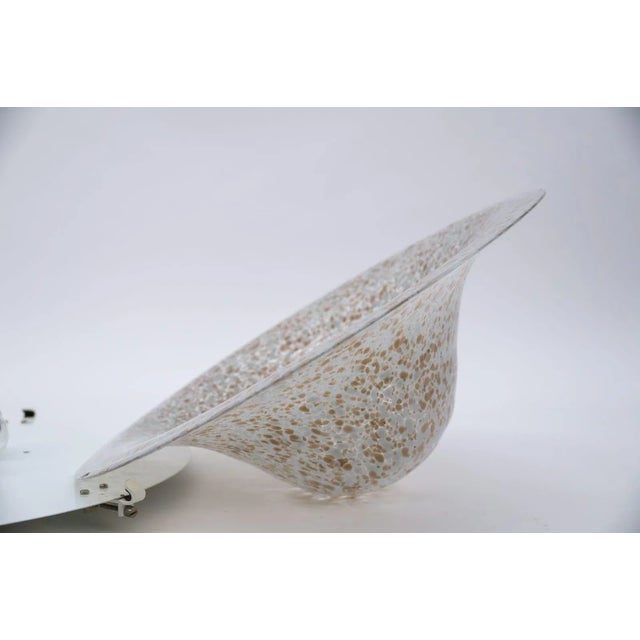 Italian Murano Glass Mushroom Ceiling Lamp, 1960s For Sale - Image 9 of 13