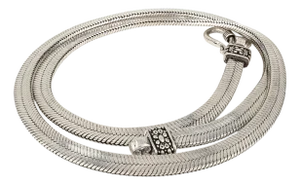 Carat&her Classic 925 Solid Silver 20.5 Inch Chain Necklace for Unisex - Thanksgiving Gift