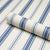 Schumacher Sample - Schumacher Coco Stripe Wallcovering In Indigo For Sale - Image 4 of 6