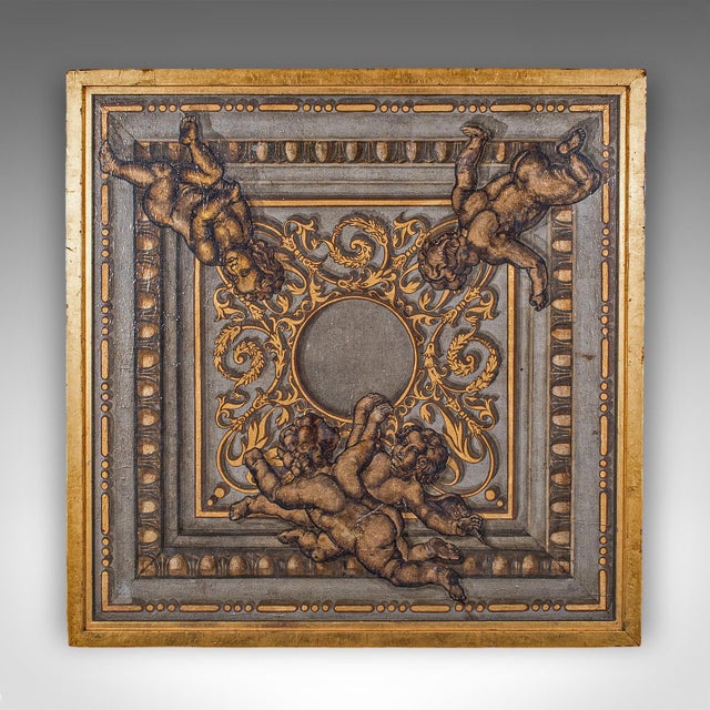 Wood Vintage Chinoiserie Coffee Table, Italian, Ebonised, Gilt, Neoclassical, Accent For Sale - Image 7 of 10
