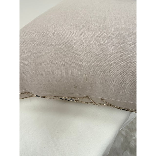 Pair of Decorative Pillows With Button and Cord Detail For Sale - Image 10 of 14