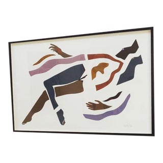 "Swim" Oil Painting by Buckley For Sale