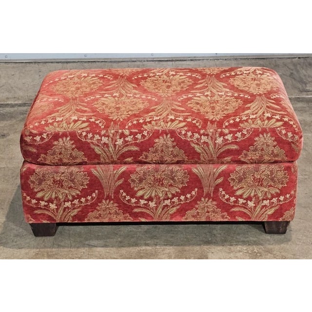 Stickley Large Arm Chair With Matching Ottoman Footstool Made in North Carolina For Sale - Image 12 of 16