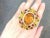 Bochic "Orient" Vintage Citrine & Peridot Cocktail Ring Set In 18K Gold&Silver For Sale - Image 16 of 18