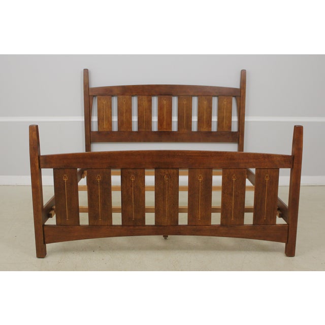Stickley Harvey Ellis Mission Oak King Size Bed Chairish