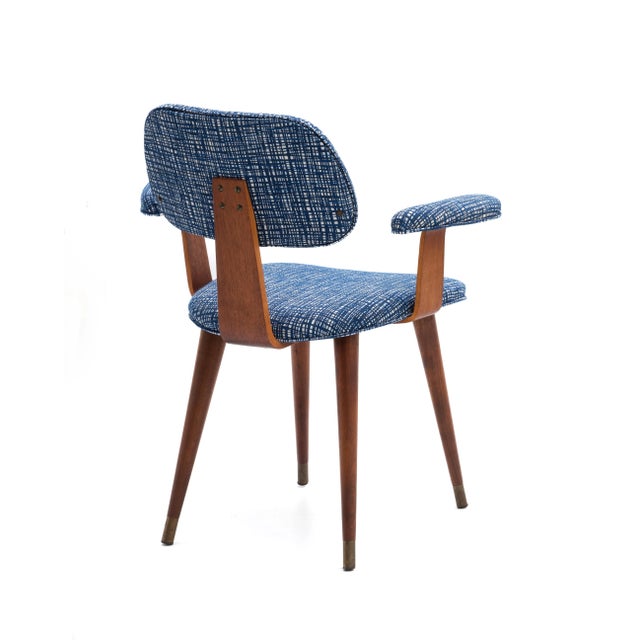 Mid Century Walnut Plywood Armchair After Thonet Eames For Sale In Philadelphia - Image 6 of 12