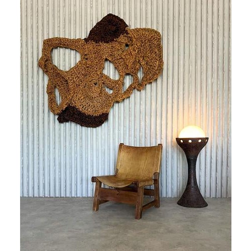 Handmade Organic Fiber Wall Tapestry For Sale - Image 9 of 9