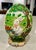 2000 - 2009 Hand Painted, Carved Resin Easter Egg With Bunny Garden Scenes For Sale - Image 5 of 9