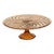 Art Deco Orange Amber Cake Plate Pastry Dish from Val Saint Lambert, 1930s For Sale - Image 10 of 13