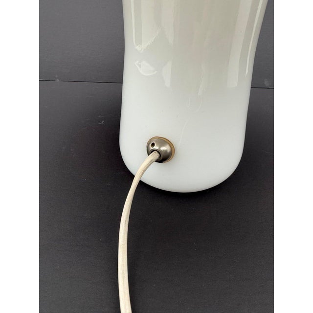 1960s Mushroom Lamp in Opaline Glass by Res Murano, Italy, 1960 For Sale - Image 5 of 6