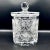 Vintage Cut Crystal Biscuit Barrel in Lead Crystal, 1950s For Sale - Image 10 of 11