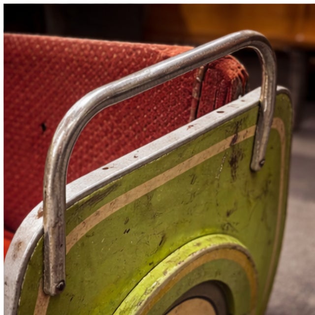 Vintage Fairground Sidecar Bench, 1920s For Sale - Image 4 of 11