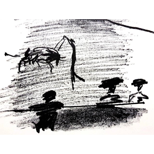 Early 21st Century Pablo Picasso - Les Banderillas - Original Lithograph 1961 For Sale - Image 5 of 6