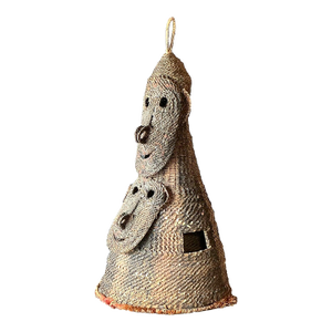 Vintage Boho Woven Rattan Ceremonial Headdress