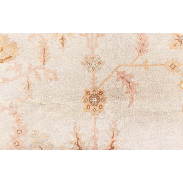 Turkish Antique Turkish Oushak Rug For Sale - Image 3 of 10