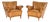 Vintage Swedish Leather Club Armchairs, 1940s, Set of 2, Set of 2 For Sale
