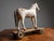 Black Antique Early 20th Century Wooden Horse Toy on Wheels, 1920s For Sale - Image 8 of 10