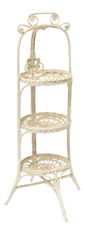 Victorian Three Tier Muffin Stand with Plate Holders for Afternoon Tea