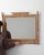 Brown Circa 1900 French Faux Bamboo Carved Wood Wall Mirror For Sale - Image 8 of 8