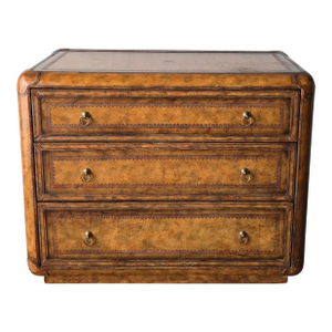 Leather Wrapped Dresser Chest by Maitland-Smith
