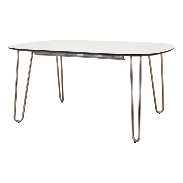 Vintage Italian White Table, 1990s For Sale