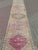 Mid-Century Modern Mid 20th Century Extra Long Vintage Turkish Carpet Runner Pink Rug Runner For Sale - Image 3 of 12