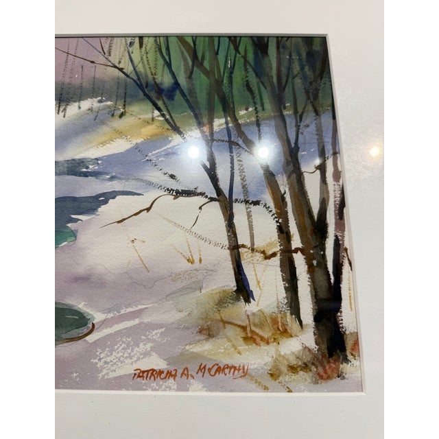 "North Conway" Watercolor by Patricia McCarthy For Sale - Image 4 of 6