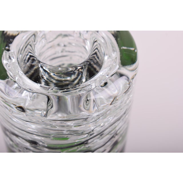 Mid-Century Vase by F. Vízner for Glasswork Škrdlovice, Czech, 1970s For Sale - Image 6 of 7