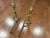 Brass 19th Century Antique American Brass and Cast Iron Fireplace Andirons W. Ball and Claw Feet For Sale - Image 8 of 12