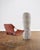 A monumental and rare signed 2015 ceramic stoneware winter urn floor vase crafted by Kristina Riska (Finnish b.1960)....