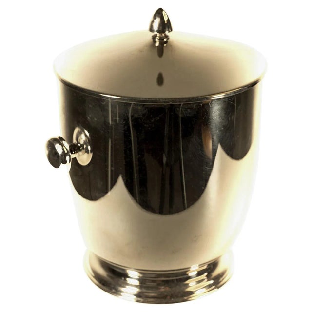 1970s Italian Ice Bucket by Maestri For Sale - Image 5 of 5