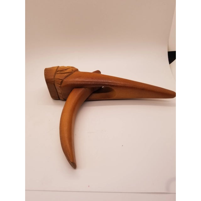 Vintage Old Man and the Sea nutcracker. Perfect for a Man Cave!