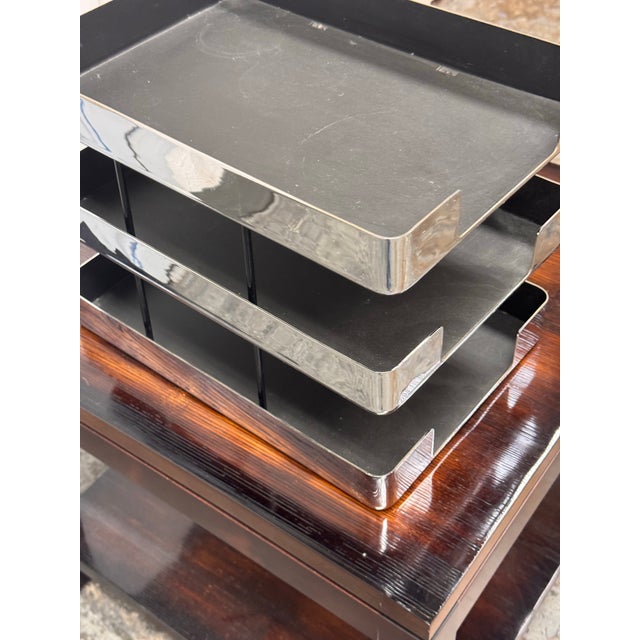 Design Plus Gallery presents a Smokador Letter Tray Organizer from Knoll. This vintage desk accessory is from the Smokador...