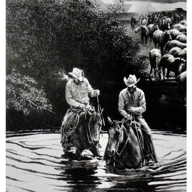 Realism Tom (Thomas) Ryan Soaking Up C. 1970 Reproduction Print For Sale - Image 3 of 8