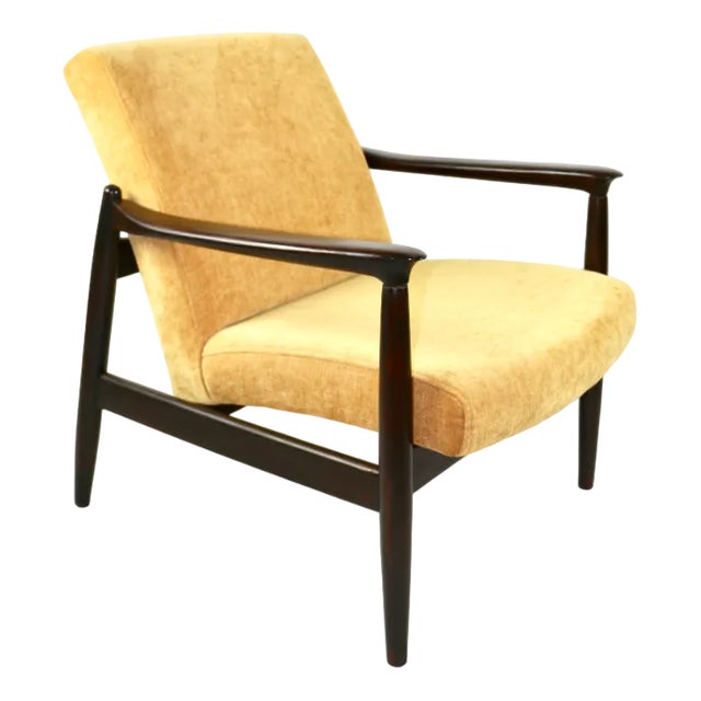 Yellow GFM-64 Armchair attributed to Edmund Homa, 1970s For Sale